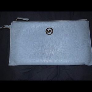 Micheal Kors Baby Blue Wristlet